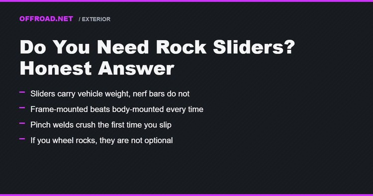 Do You Need Rock Sliders? Honest Answer