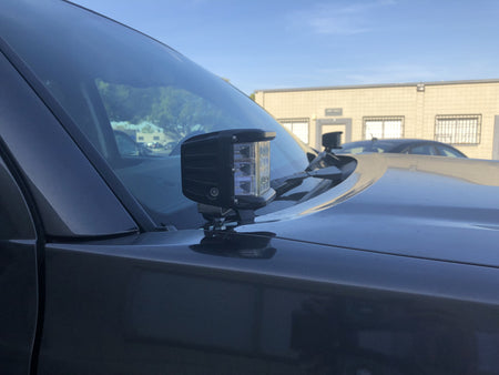 2005-2015 Toyota Tacoma Low Profile LED Ditch Light Brackets/Combo - Cali Raised LED
